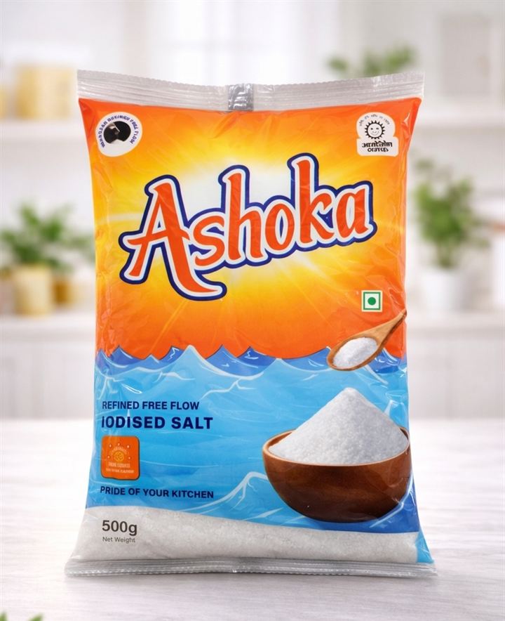 Ashoka free flow salt, 500 g pack